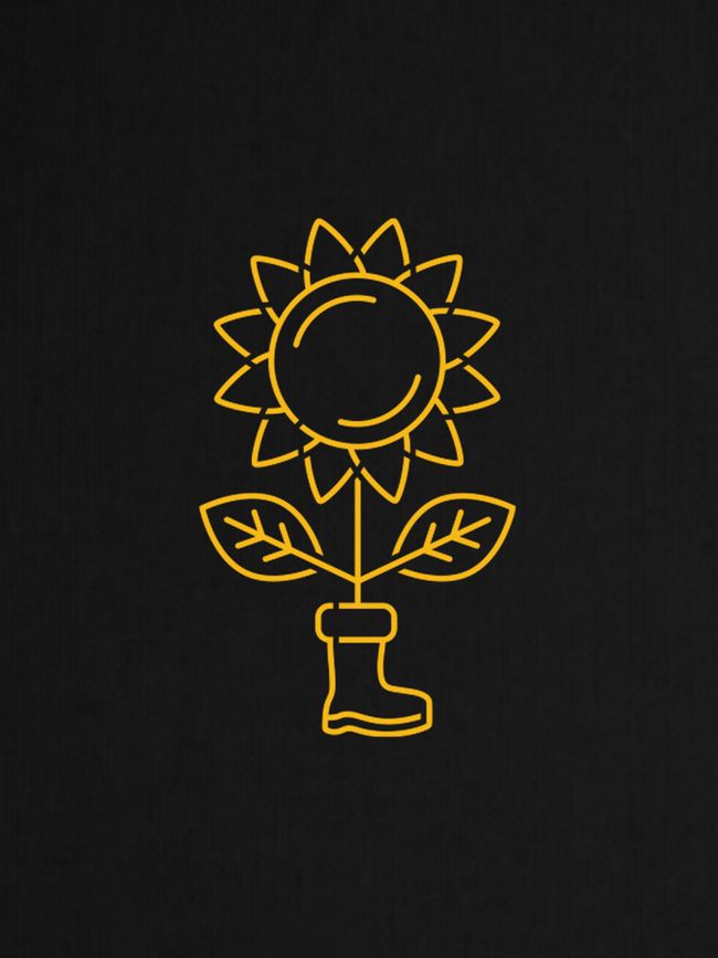 Women's Sweatshirt “Sunflower Harvest”, Black, M