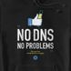 Худі жіночий "No DNS No Problems" ﻿, Чорний, M-L