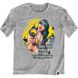 Women's T-shirt Oversize “Odesa Mama with Night Vision”, Gray melange, XS-S