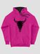 Kid's hoodie "Desert Cow Skull", Sweet Pink, 3XS (86-92 cm)