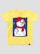 Kid's T-shirt “Crazy Snowman”, Light Yellow, 3XS (86-92 cm)