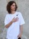 Men's T-shirt Oversize &ldquo;Movement&rdquo;, White, XS-S