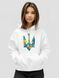 Худи унисекс "Ukraine Geometric", Белый, XL-2XL