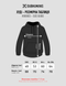 Men's Hoodie with a Changeable Patch with a Changeable Patch "Russian Warship Fuck Yourself", Black, M-L