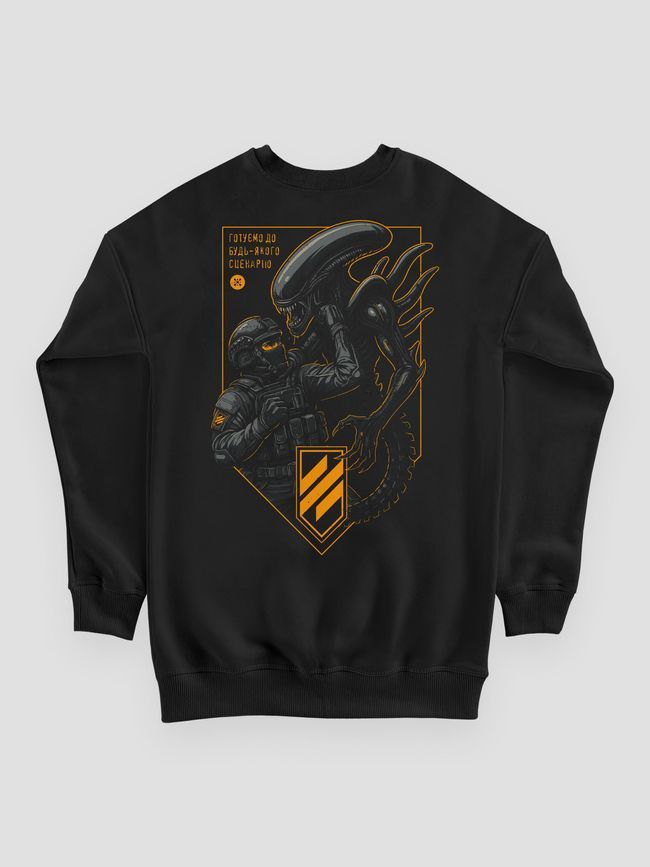 Women's Sweatshirt "3SAB vs Organisms", Black, M
