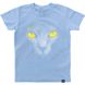 Kid's T-shirt "Green-Eyed Cat", Light Blue, 3XS (86-92 cm)