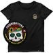 Women's T-shirt with a Changeable Patch “Chornobayivka”, Black, M