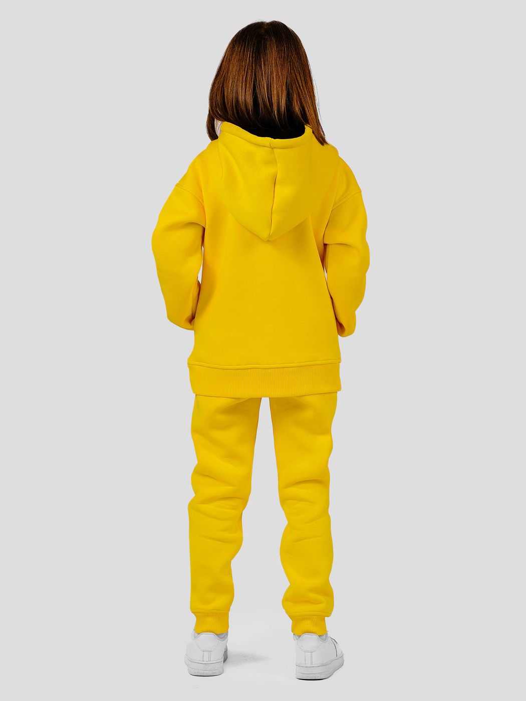 Костюм дитячий худі та штани жовтий, Жовтий, 3XS (86-92 см), 92