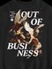 Men's Sweatshirt ”Angels Out of Business”, Black, M