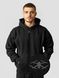 Men's Hoodie "Drone Skull", Black, M-L