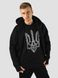 Men's tracksuit set with t-shirt “Nation Code”, Black, 2XS, XS (104 cm)