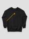Women's Sweatshirt "Line (3SAB)", Black, M