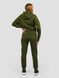 Костюм жіночий худі на блискавці та штани Зелений, Зелений, M-L, L (108 см)