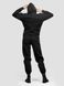 Костюм жіночий худі чорний зі змінним патчем "Чорнобаївка", Чорний, XS-S, XS (99 см)