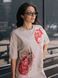 Women's T-shirt Oversize &ldquo;Japanese Tattoo Cats&rdquo;, Таш, S