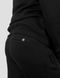 Men`s Pants are black with a warm lining, Black, S (100 cm)