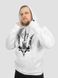 Men's Hoodie "Neptune", White, 2XS