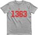 Men's T-shirt "Vinnytsia 1363", Gray melange, XS