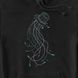 Women's Hoodie "Jellyfish Knob", Black, M-L