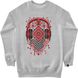 Men's Sweatshirt "Ethno Music", Gray, XS