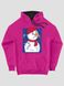 Kid's hoodie "Crazy Snowman", Sweet Pink, XS (110-116 cm)