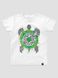 Kid's T-shirt “Slow Music”, White, XS (110-116 cm)