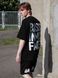 Men&rsquo;s Oversize Suit - Shorts and T-shirt &ldquo;Bass in My Face&rdquo;, Black, XS-S