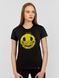 Women's T-shirt "Music Smile", Black, M
