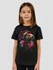 Kid's T-shirt "Spacy Capy Mood (Capybara)", Black, XS (110-116 cm)