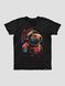 Kid's T-shirt "Spacy Capy Mood (Capybara)", Black, XS (110-116 cm)