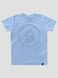 Kid's T-shirt with Cryptocurrency “Bitcoin Line”, Light Blue, 3XS (86-92 cm)