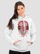 Худи унисекс "Ethno Music", Белый, XL-2XL