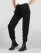 Women's tracksuit set with t-shirt oversize “Hardly good”, Black, 2XS, XS (99  cm)