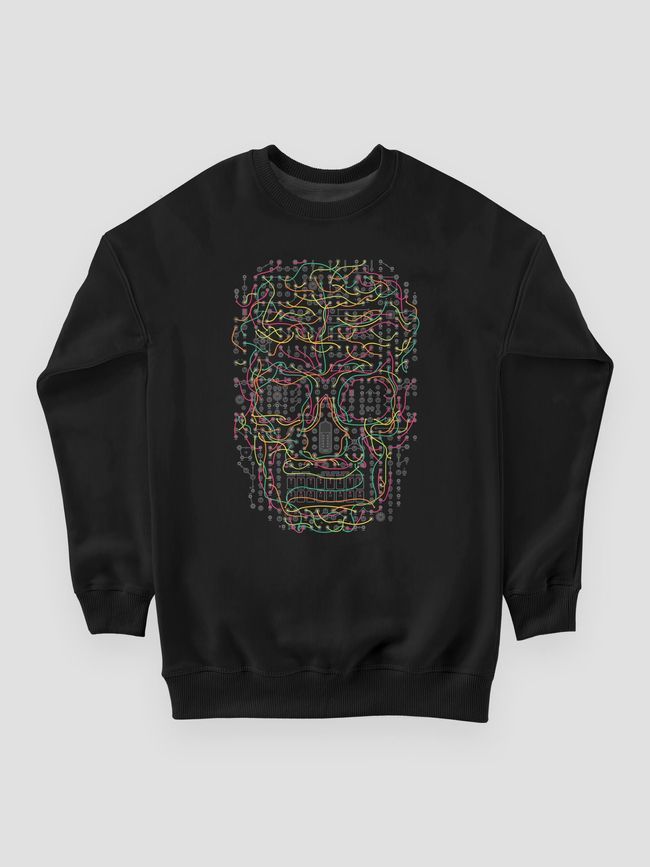 Men's Sweatshirt "Modular Skull", Black, L