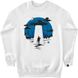 Men's Sweatshirt “Space Warship”, White, XS