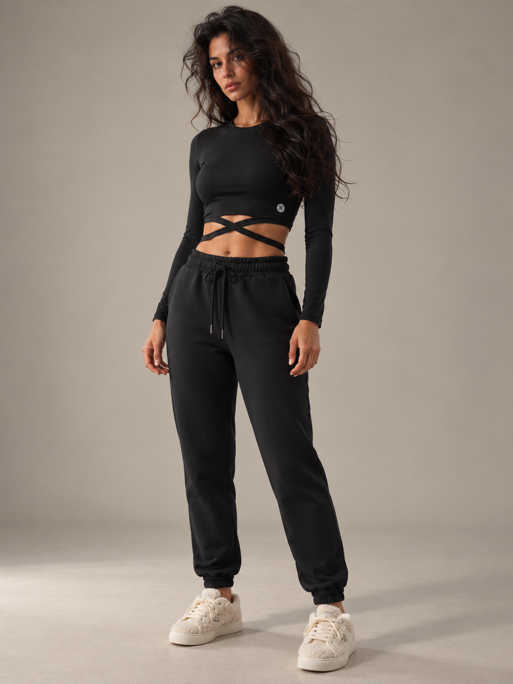 Women&rsquo;s joggers, Black, M