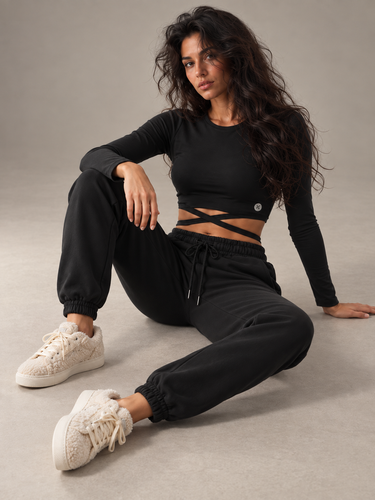 Women&rsquo;s joggers, Black, M