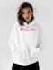 Women's Hoodie "Dubhumans Japanese", White, 2XS