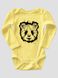 Kid's Bodysuite "Forest Panda", Light Yellow, 56 (0-1 month)