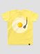 Футболка детская "Виниловое яйцо", Светло желтый, 3XS (86-92 см)