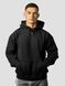 Men's Hoodie "Cats at Work (3SAB)", Black, M-L
