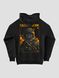 Men's Hoodie "Cats at Work (3SAB)", Black, M-L