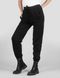 Women's tracksuit set with t-shirt oversize “Hardly good”, Black, 2XS, XS (104 cm)