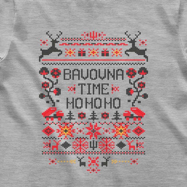 Men's T-shirt "Bavovna Time", Gray melange, M