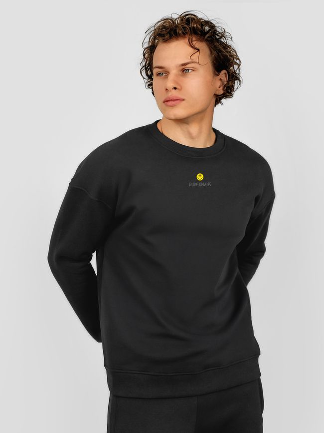 Men's Sweatshirt ”Acid House Staff”, Black, M