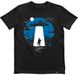 Men's T-shirt “Space Warship”, Black, M