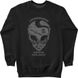 Men's Sweatshirt "Ukrainian Mars Colony", Black (Special Edition), XS