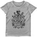 Women's T-shirt with “Taras Shevchenko, call sign Kobzar”, Gray melange, XS