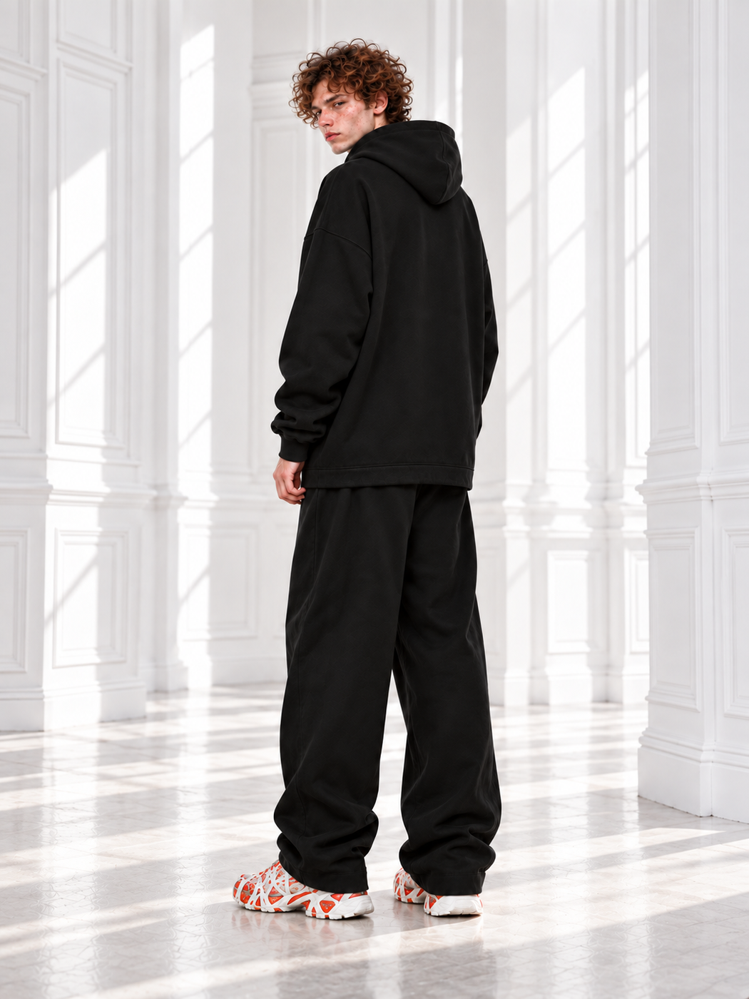 Худі чоловічий оверсайз "Dubhumans Arch&rdquo;, Чорний, One Size