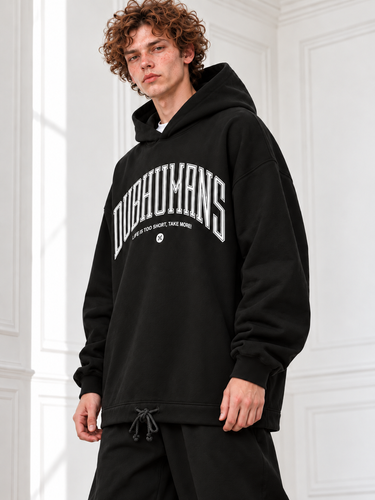 Худі чоловічий оверсайз "Dubhumans Arch&rdquo;, Чорний, One Size